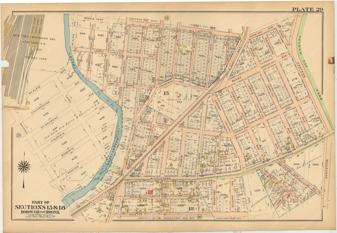 The Bronx, New York 1913 Plate 029