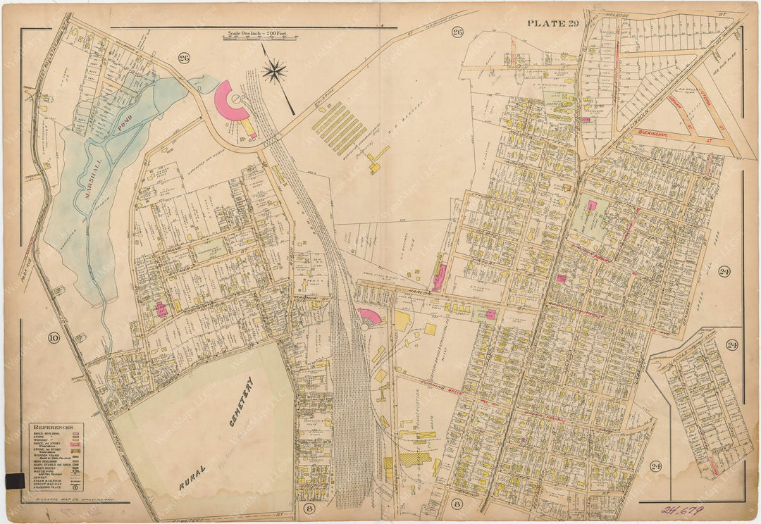 Worcester, Massachusetts 1911 Plate 029