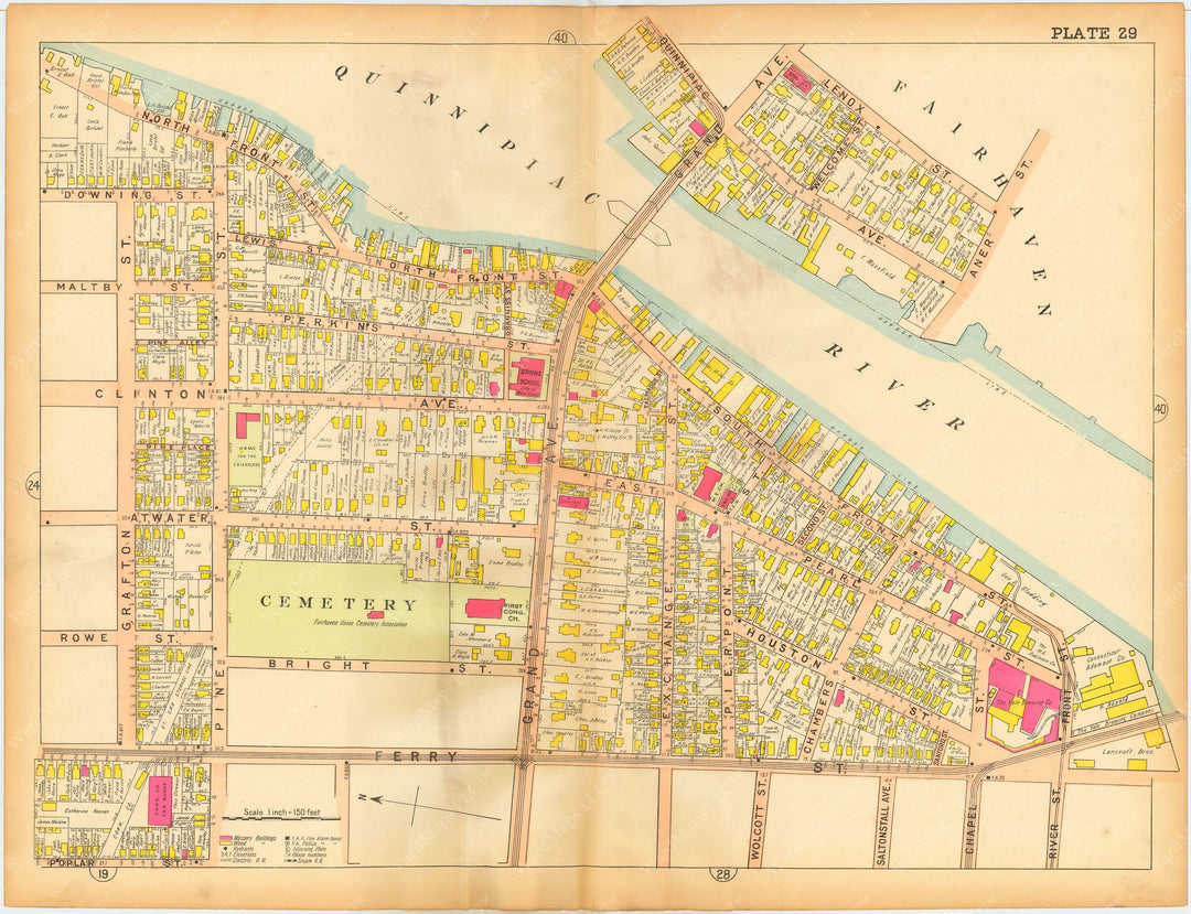 New Haven, Connecticut 1911 Plate 029