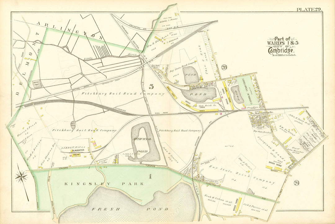 Cambridge, Massachusetts 1894 Plate 029