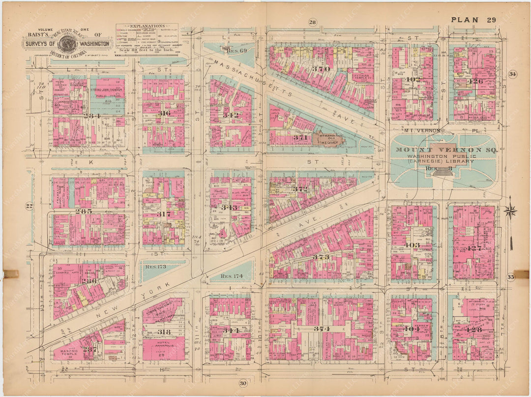 Washington, D.C. 1939 Vol. 1, Inner NW, Plate 029