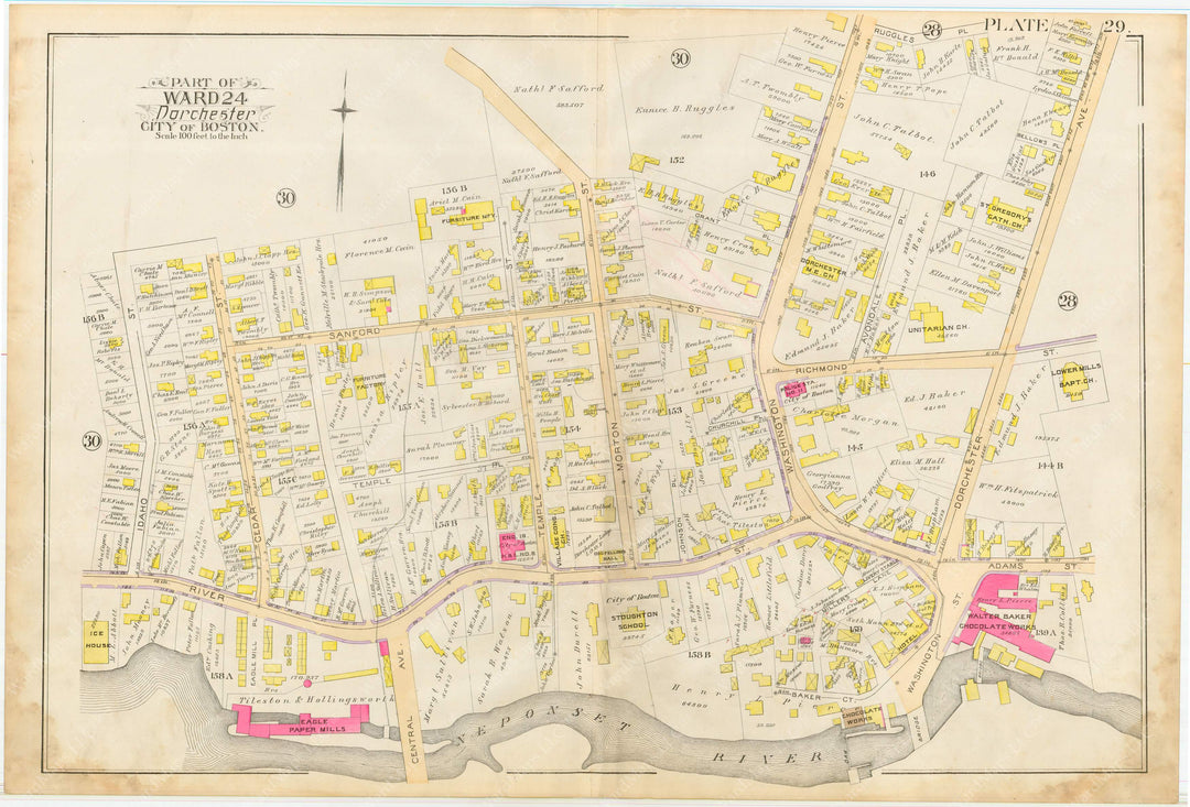 Dorchester, Massachusetts 1889 Plate 029