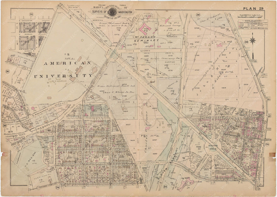 Washington, D.C. 1937 Vol. 3, Outer NW, Plate 029