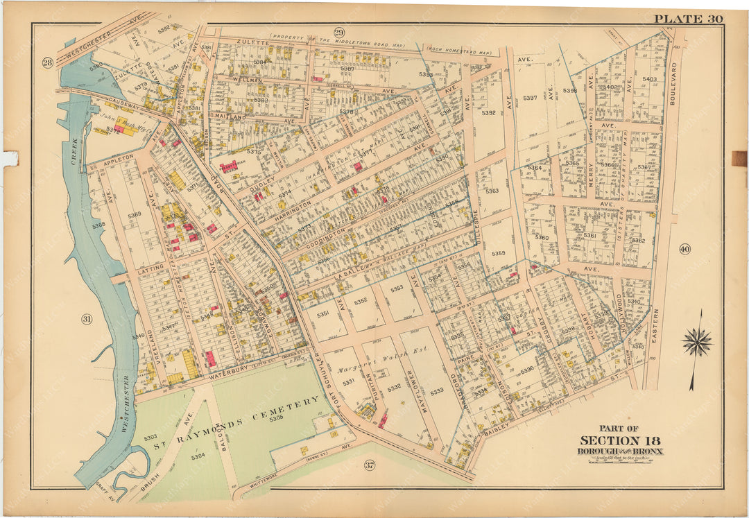 The Bronx, New York 1913 Plate 030