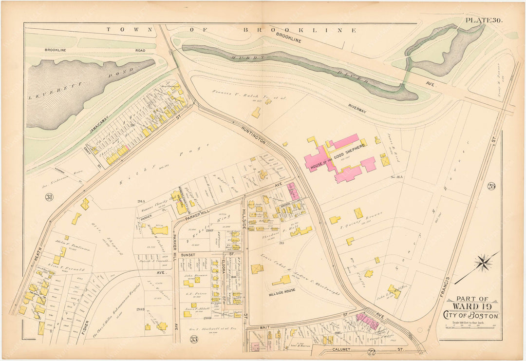 Boston, Massachusetts 1895 Plate 030