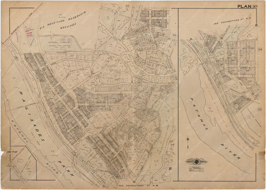 Washington, D.C. 1937 Vol. 3, Outer NW, Plate 030