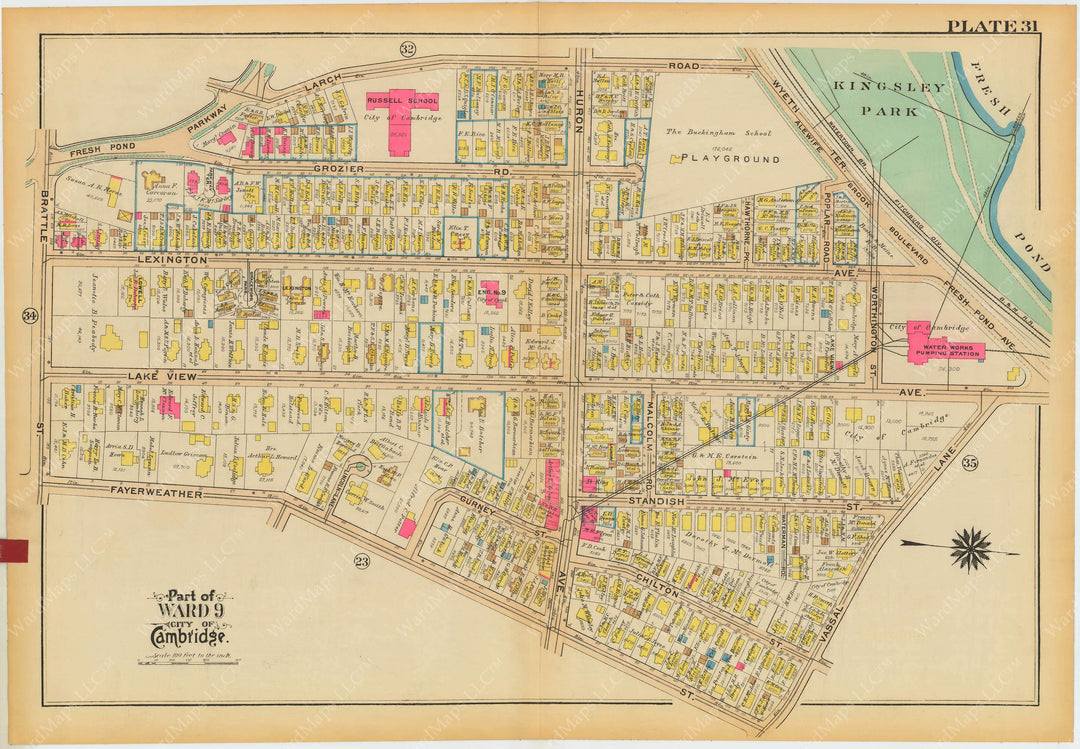 Cambridge, Massachusetts 1930 Plate 031