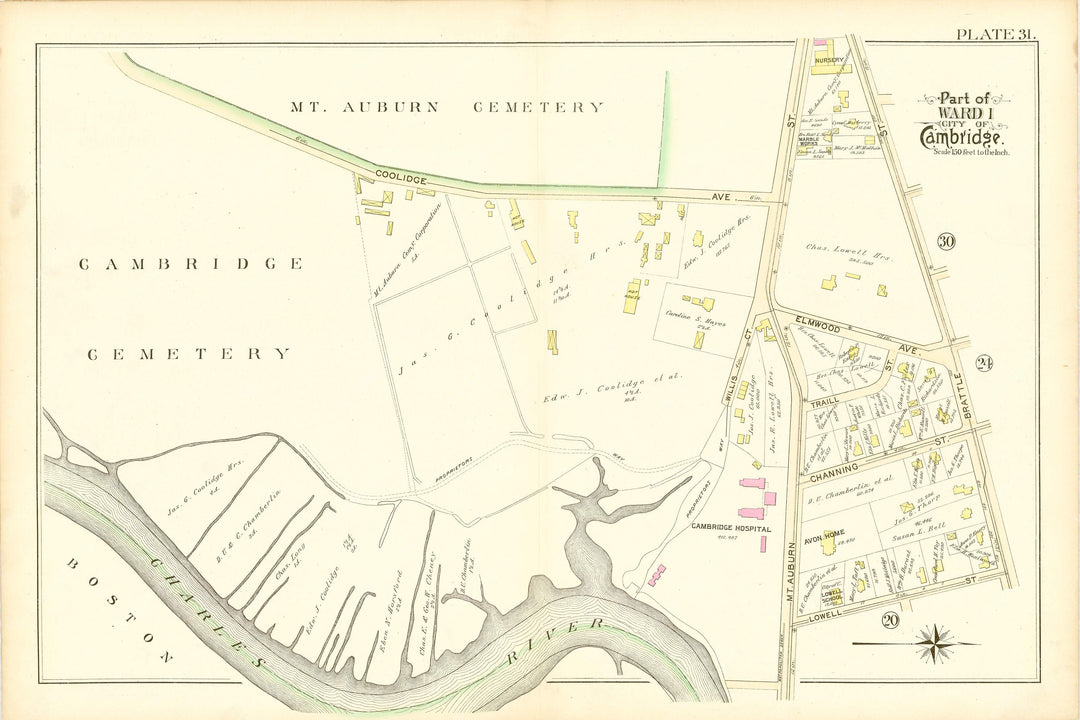 Cambridge, Massachusetts 1894 Plate 031