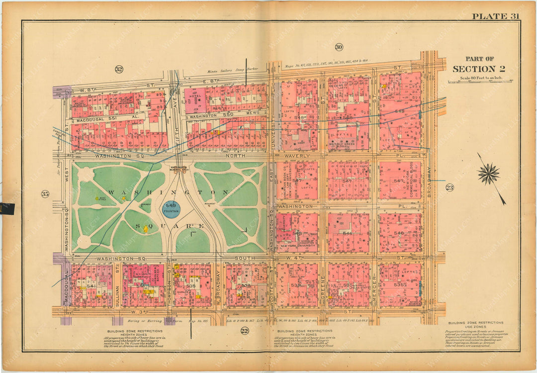 Manhattan, New York 1922 (1935) Vol. 1: Plate 031