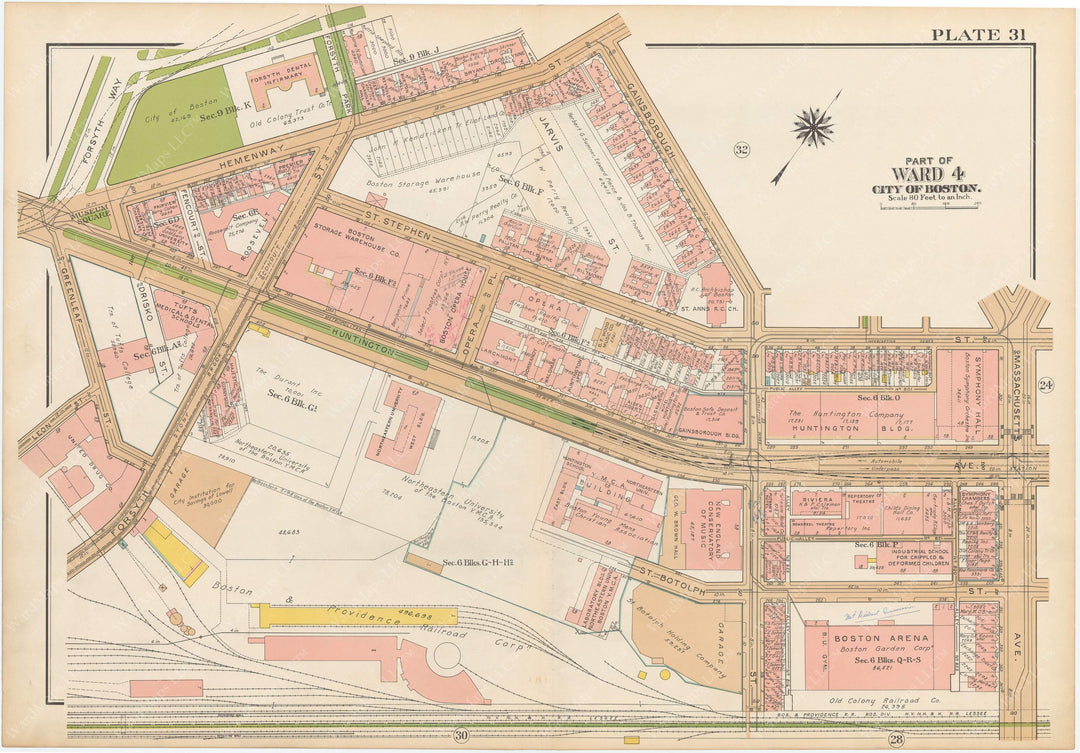 Boston, Massachusetts 1938 Plate 031