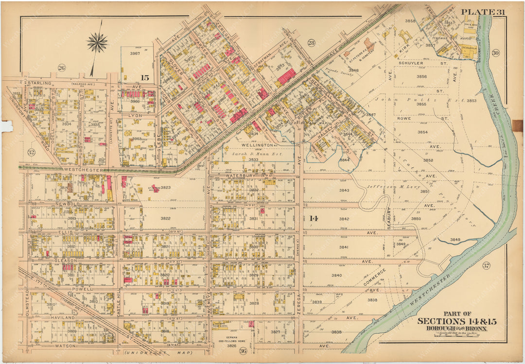 The Bronx, New York 1913 Plate 031