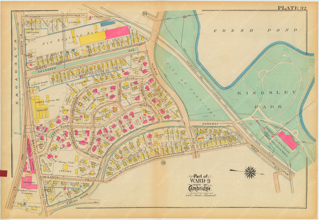 Cambridge, Massachusetts 1930 Plate 032