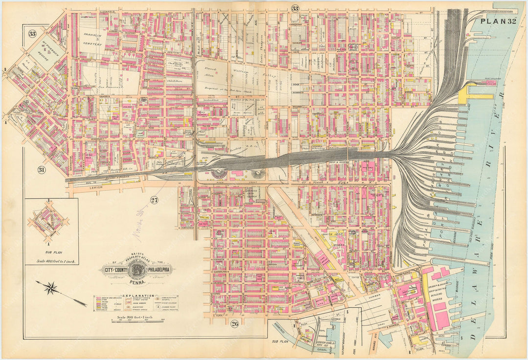 Philadelphia, Pennsylvania 1895 Plate 032