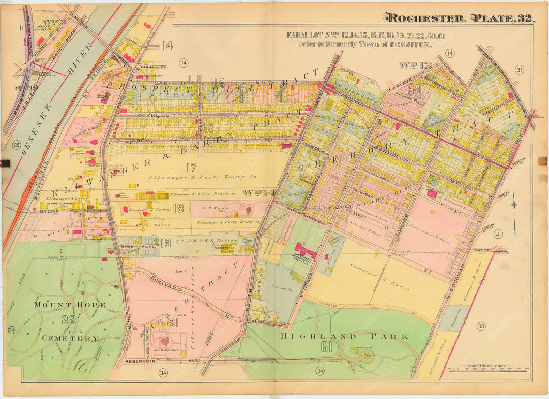 Rochester, New York 1910 Plate 032