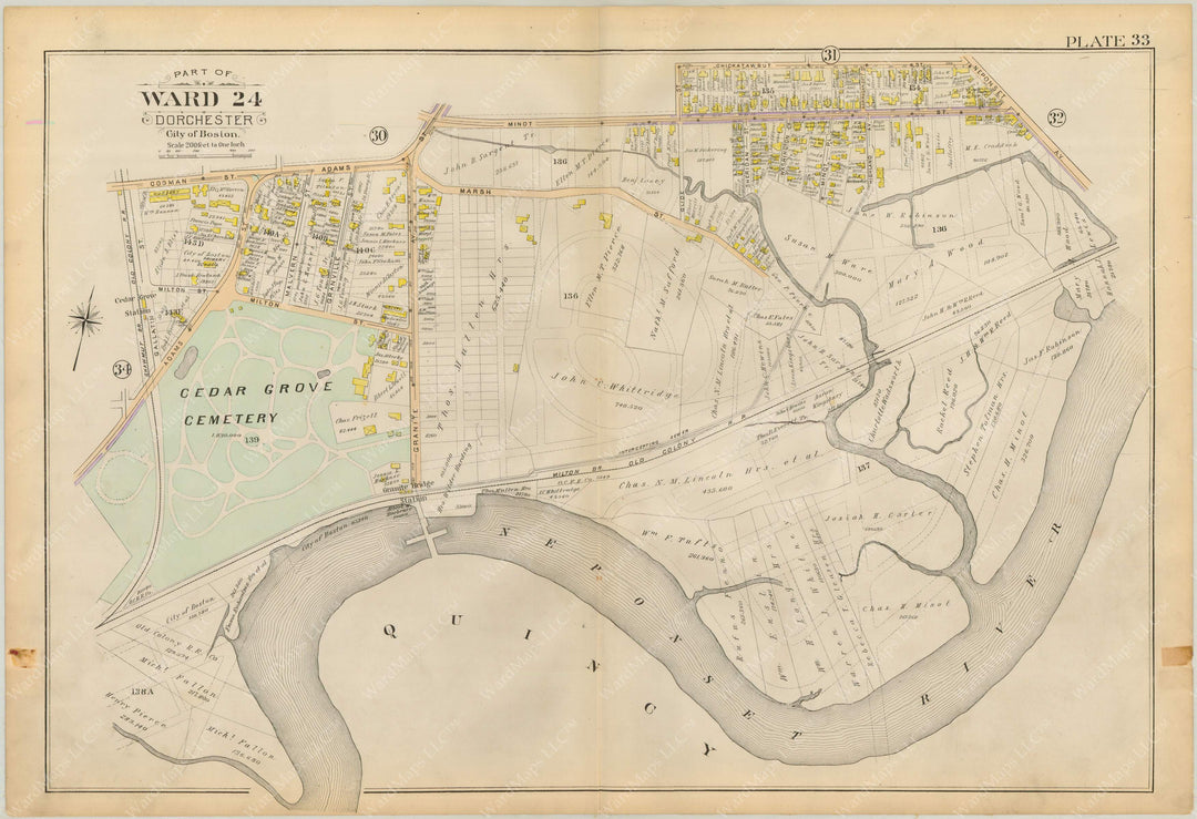 Dorchester, Massachusetts 1894 Plate 033