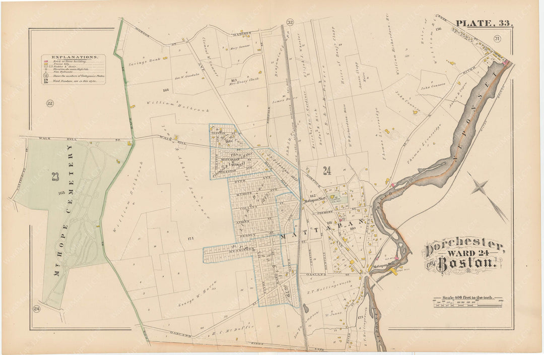 Boston, Massachusetts 1882 Plate 033