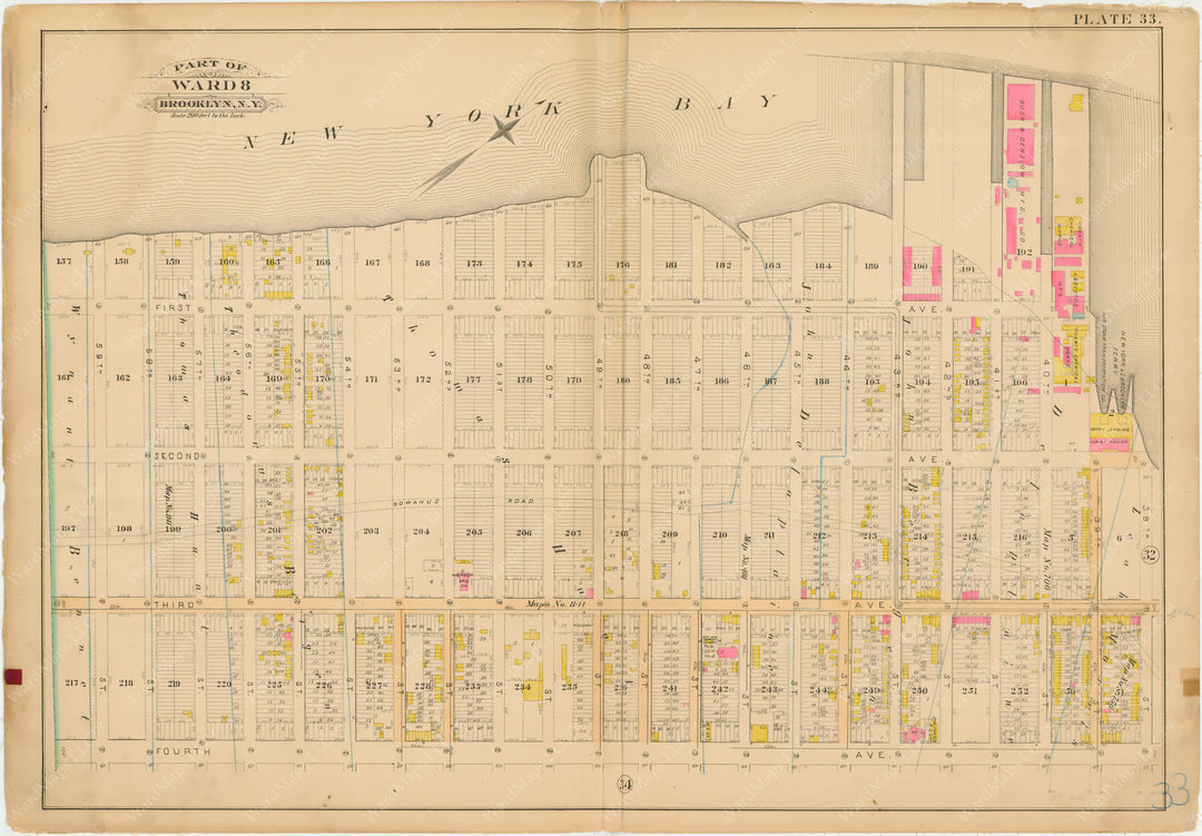 Brooklyn, New York 1886 Plate 033