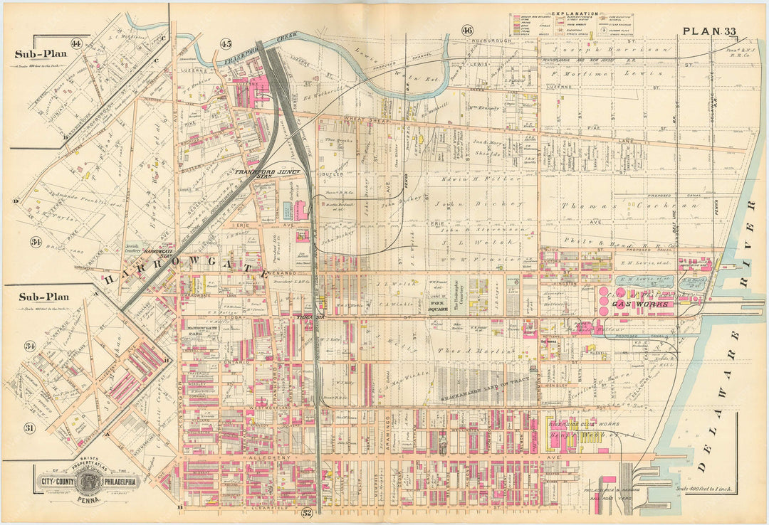 Philadelphia, Pennsylvania 1895 Plate 033