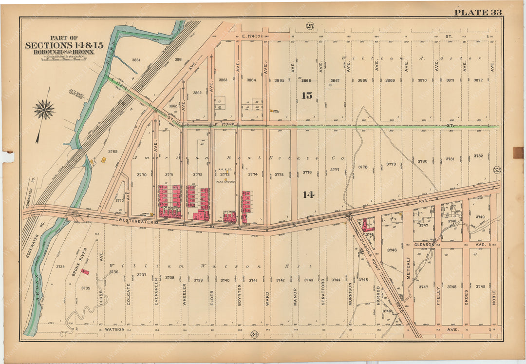 The Bronx, New York 1913 Plate 033