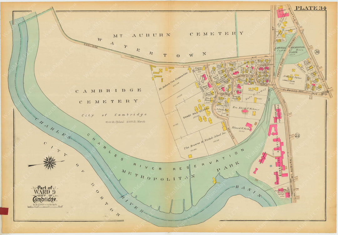 Cambridge, Massachusetts 1930 Plate 034