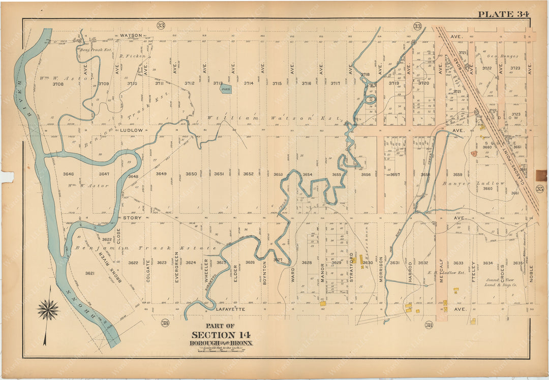 The Bronx, New York 1913 Plate 034