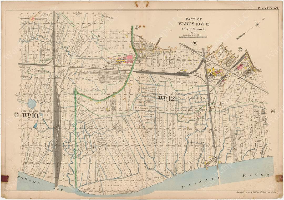 Newark, New Jersey 1901 Plate 034