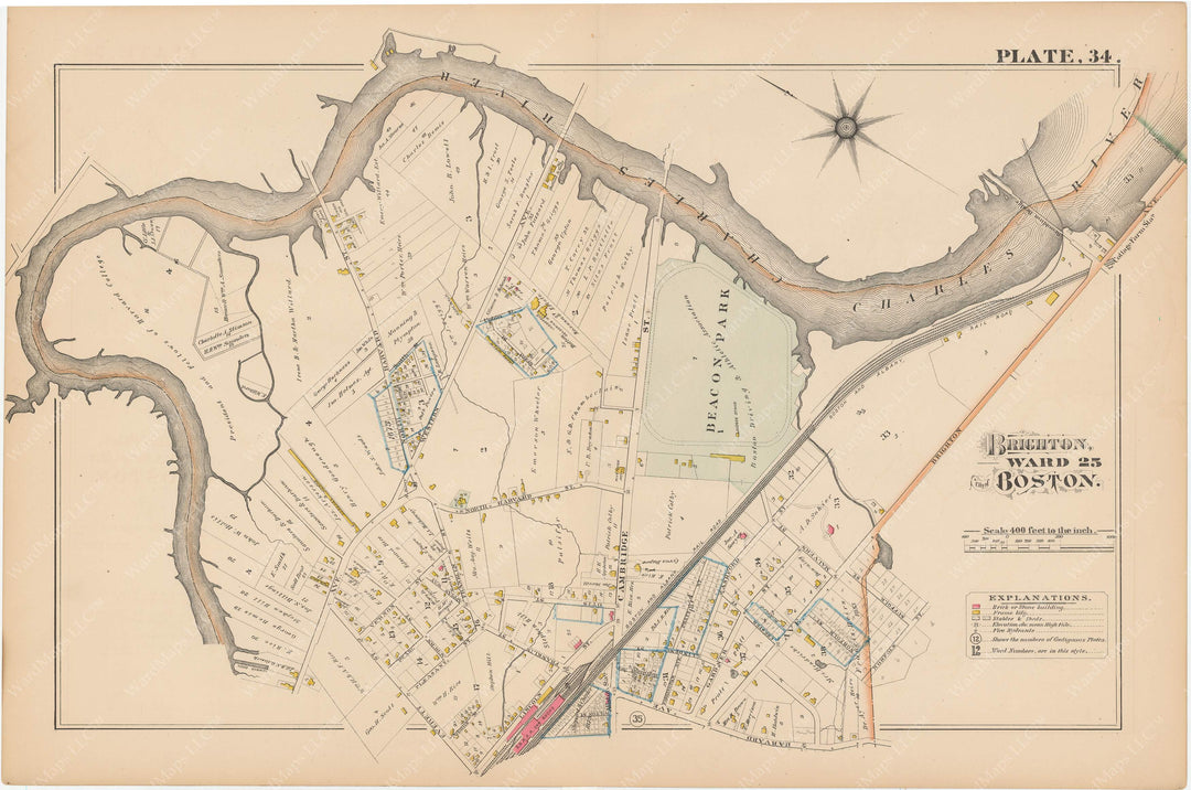 Boston, Massachusetts 1882 Plate 034