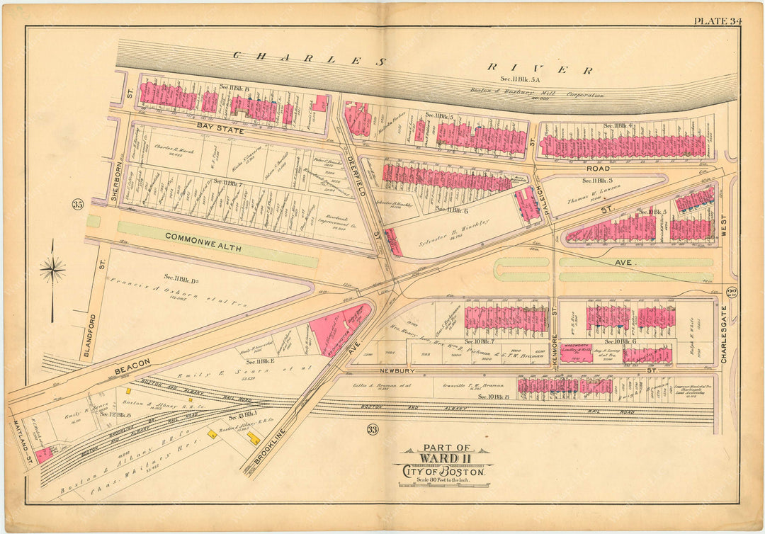 Boston, Massachusetts 1902 Plate 034