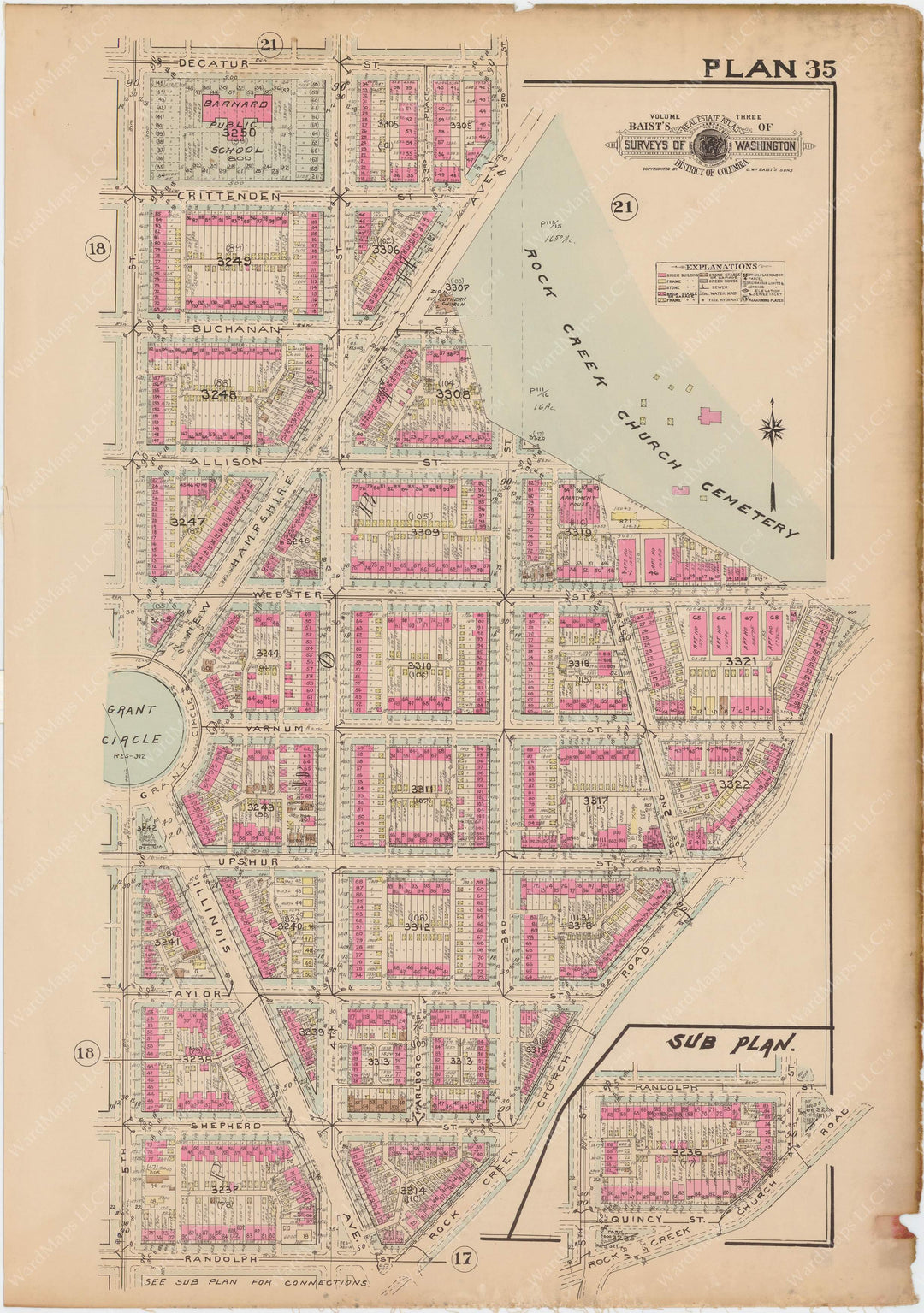 Washington, D.C. 1937 Vol. 3, Outer NW, Plate 035