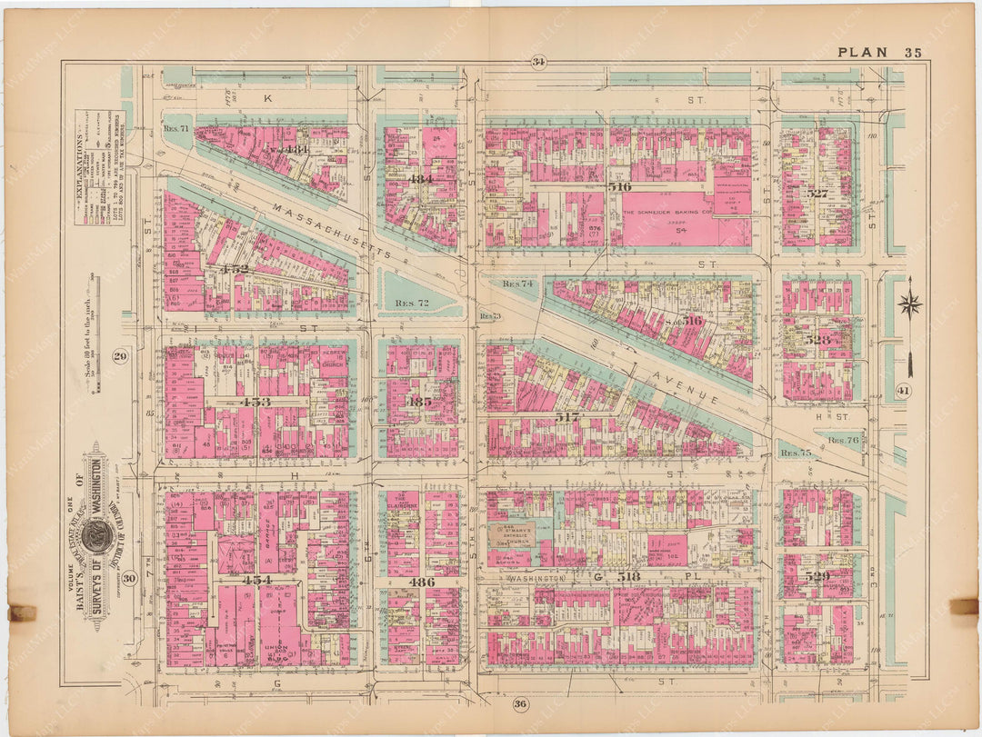 Washington, D.C. 1939 Vol. 1, Inner NW, Plate 035