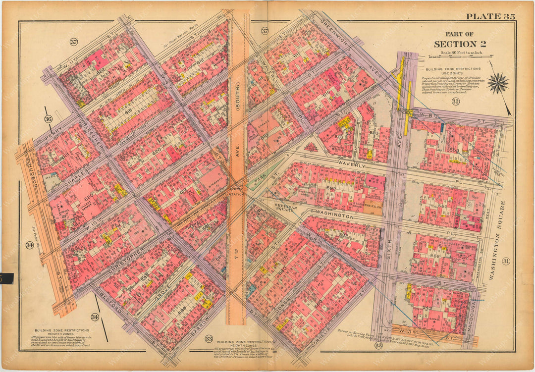 Manhattan, New York 1922 (1935) Vol. 1: Plate 035