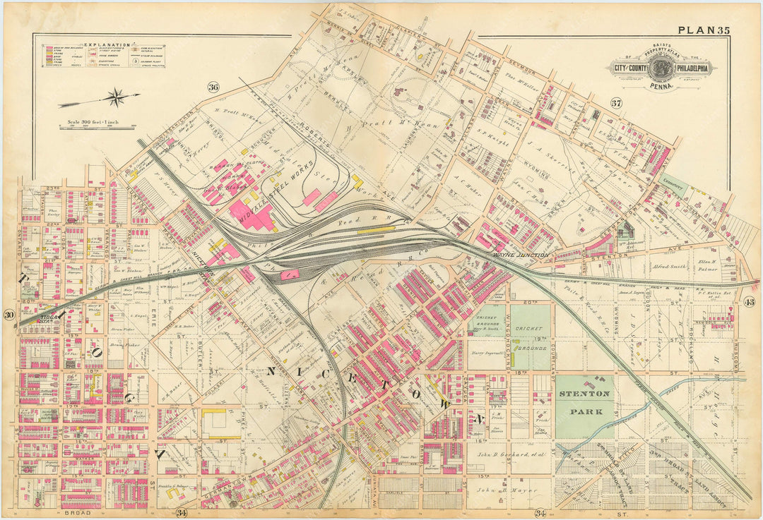 Philadelphia, Pennsylvania 1895 Plate 035