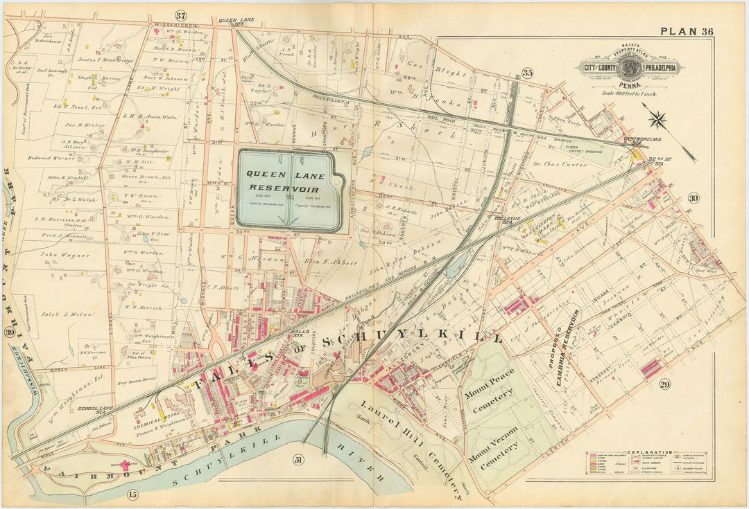 Philadelphia, Pennsylvania 1895 Plate 036