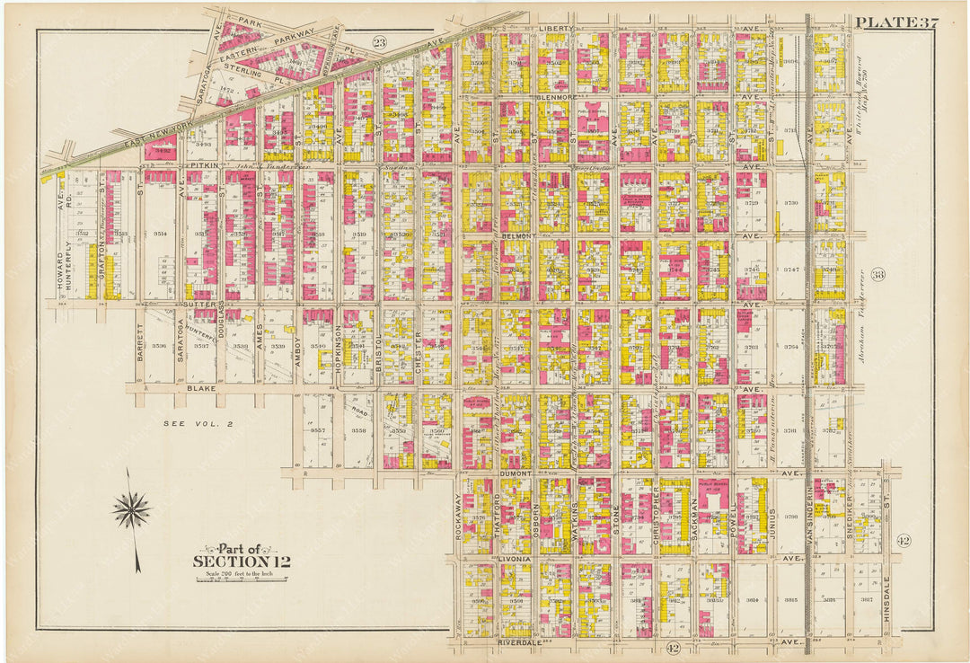 Brooklyn, New York 1908 Vol. 1: Plate 037