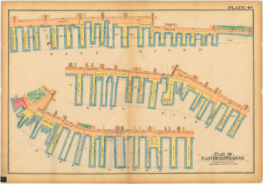 Manhattan, New York 1922 (1935) Vol. 1: Plate 040