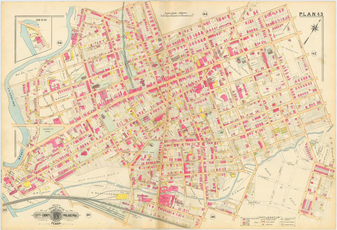 Philadelphia, Pennsylvania 1895 Plate 045