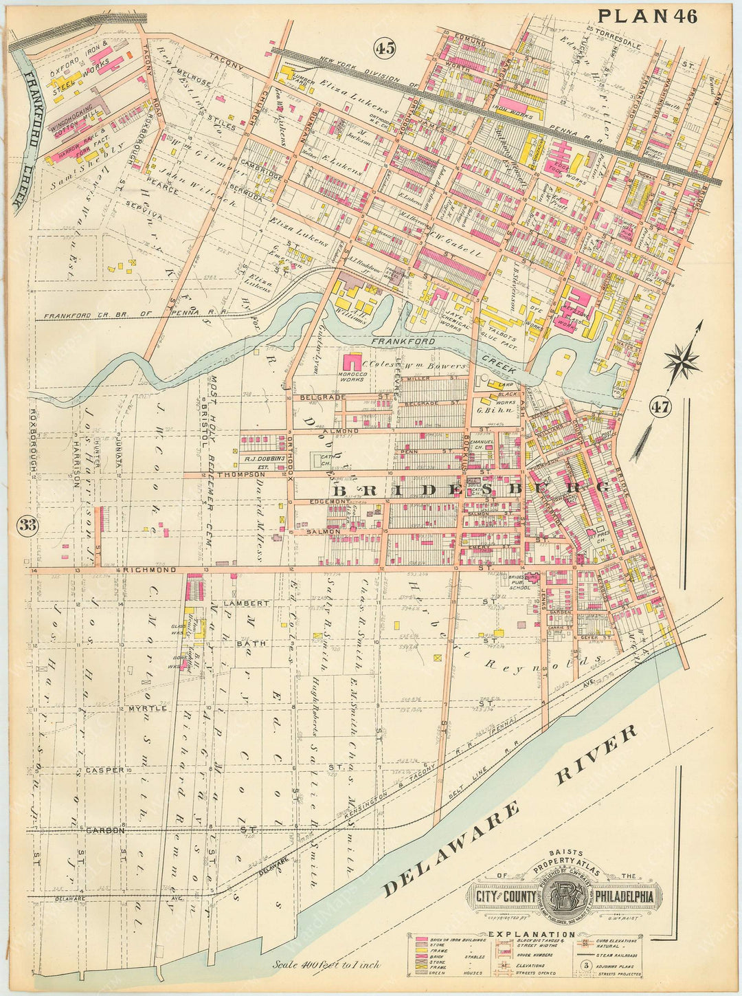 Philadelphia, Pennsylvania 1895 Plate 046