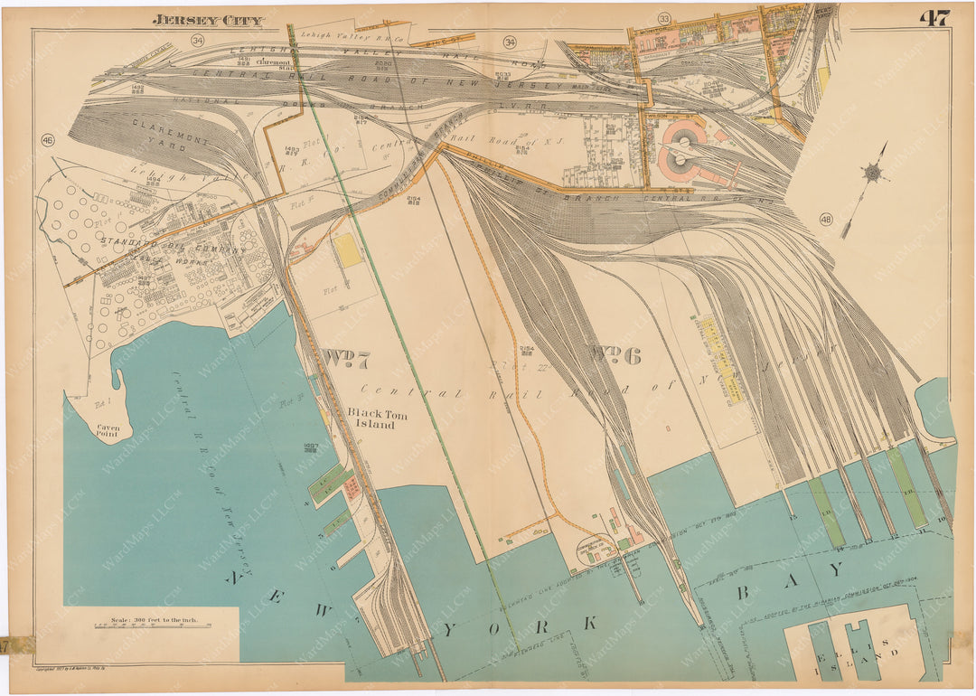 Jersey City, New Jersey 1928 Plate 047