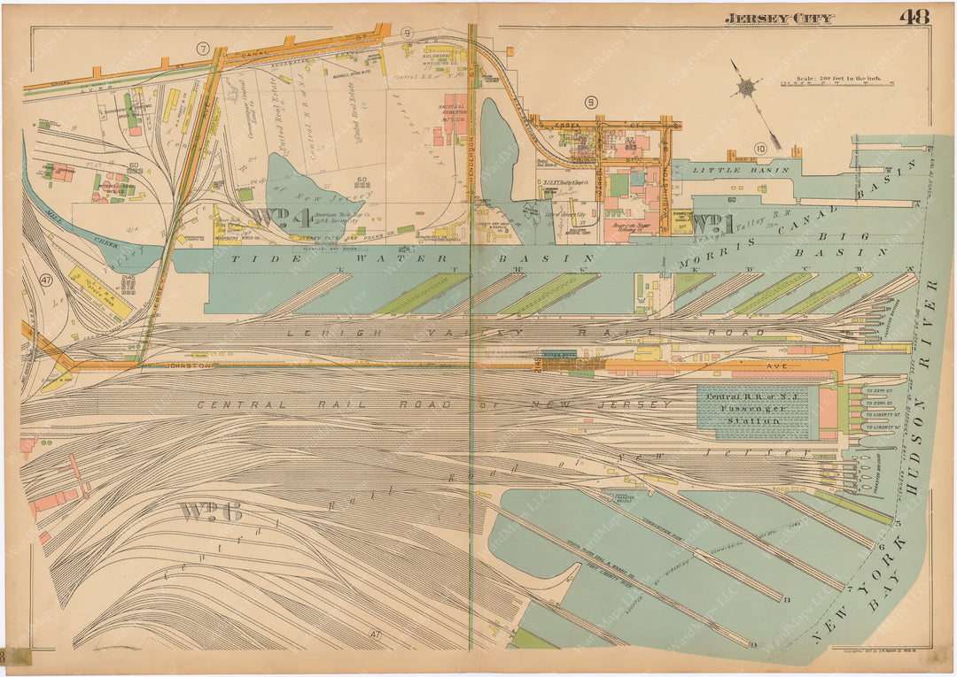 Jersey City, New Jersey 1928 Plate 048