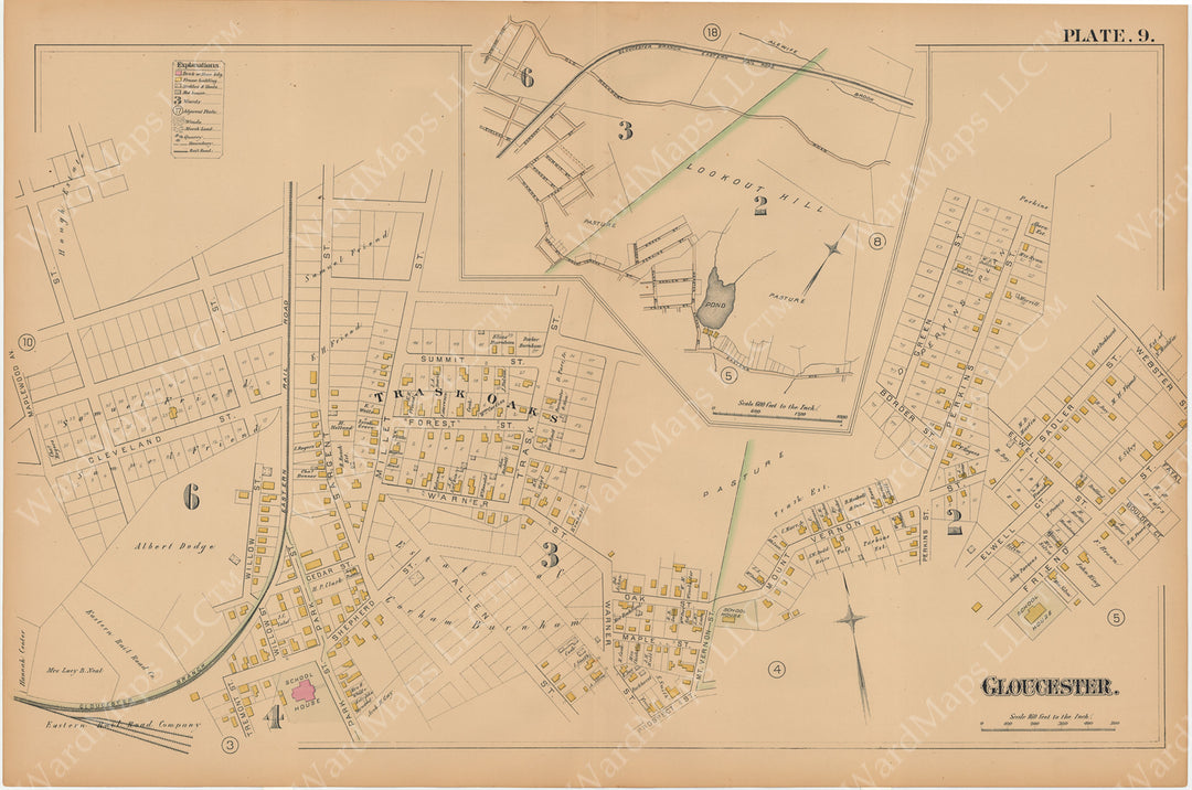 Gloucester, Massachusetts 1884 Plate 009