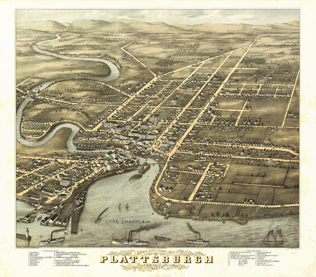 Plattsburgh, New York 1877