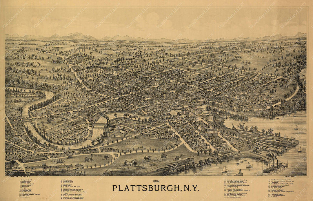 Plattsburgh, New York 1899