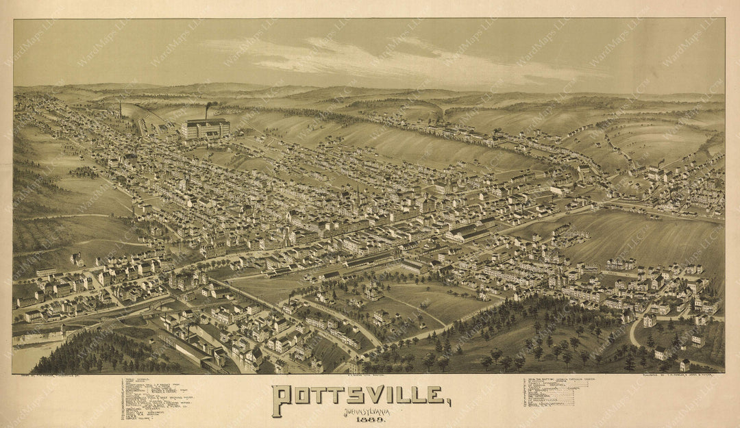 Pottsville, Pennsylvania 1889