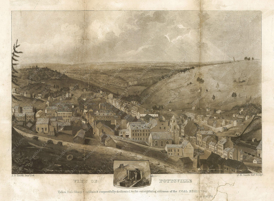 Pottsville, Pennsylvania 1833