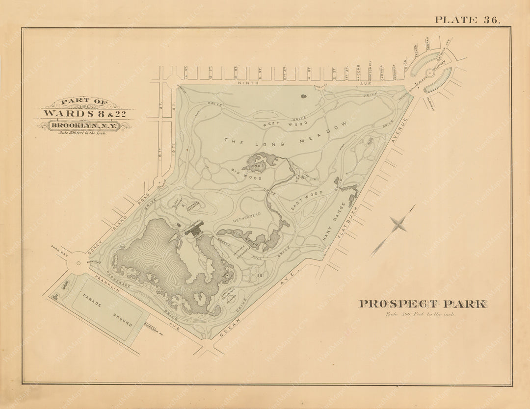 Brooklyn, New York 1886: Prospect Park