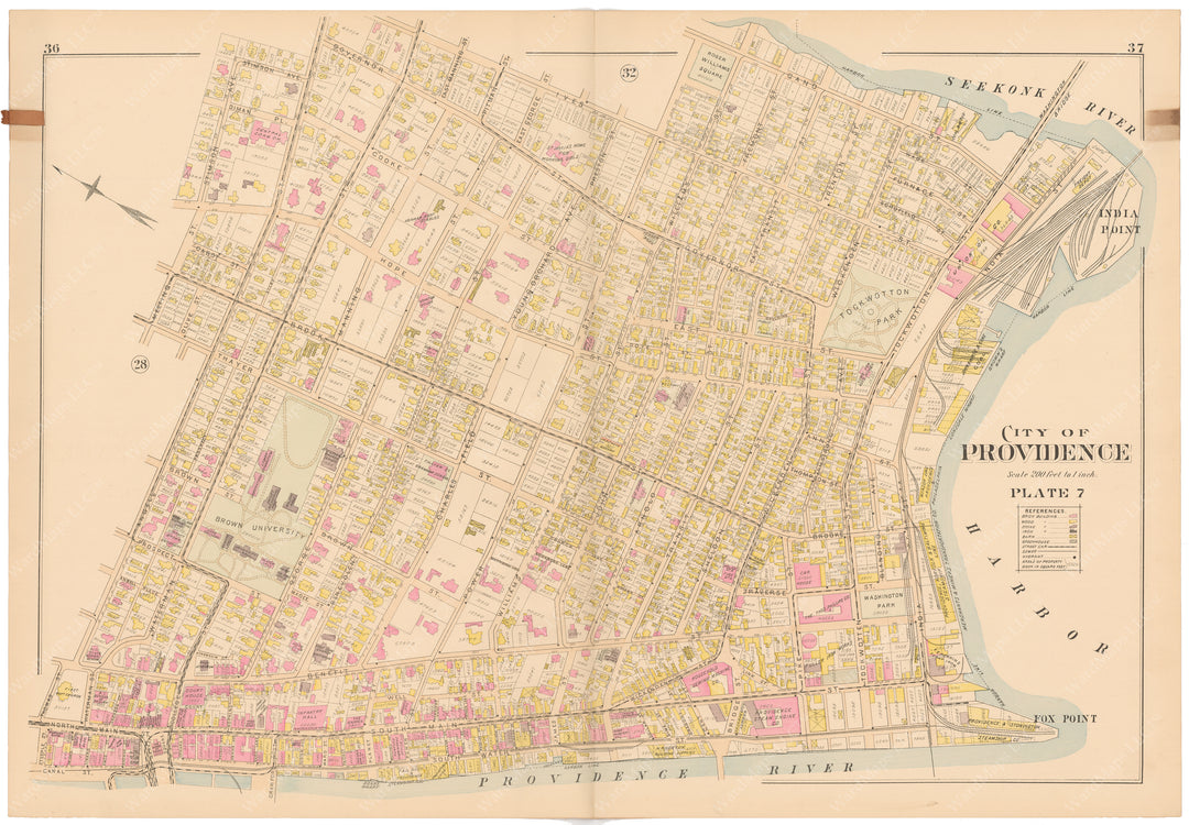 Providence, Rhode Island 1895 Plate 007