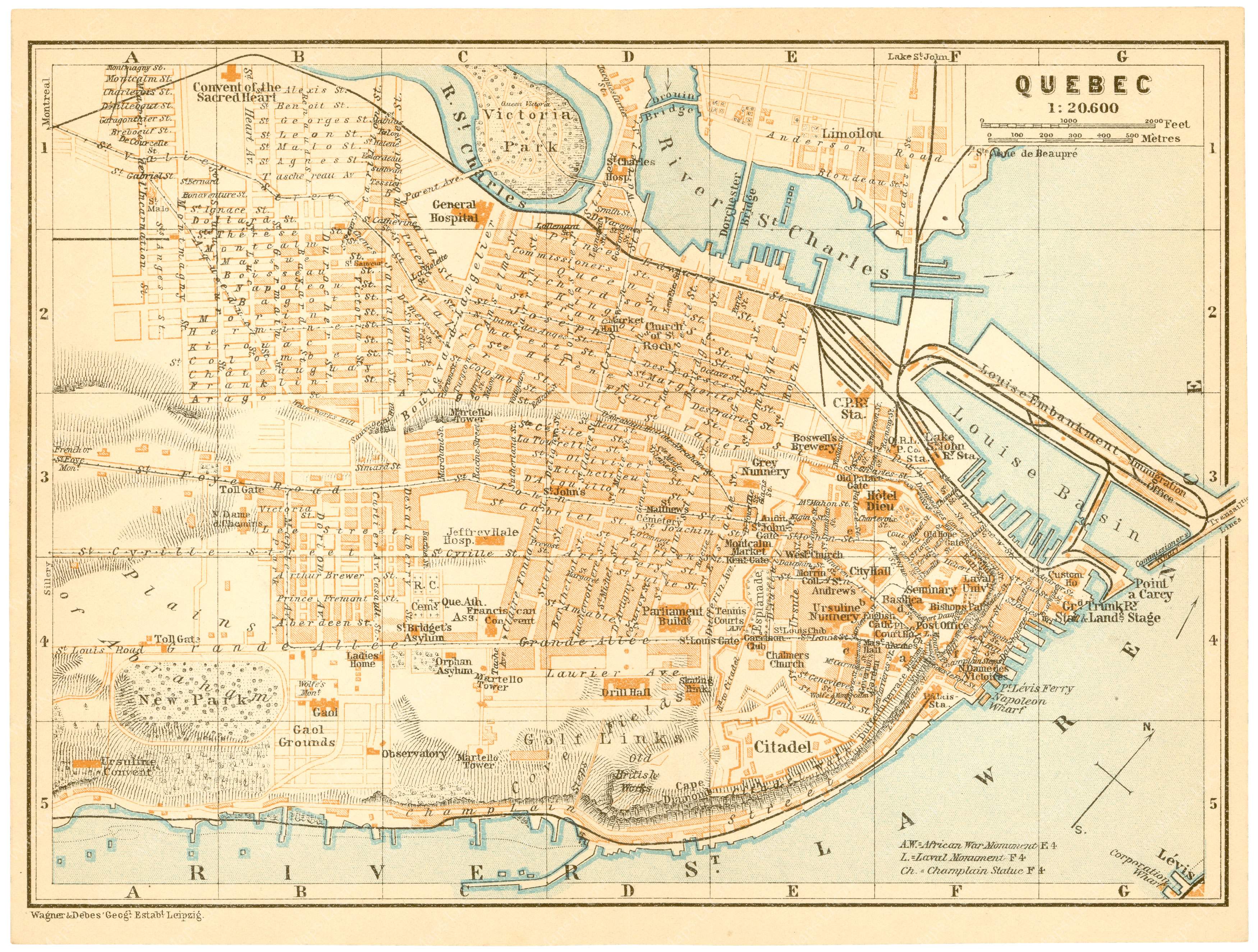 Quebec City, Quebec 1922 WardMaps LLC