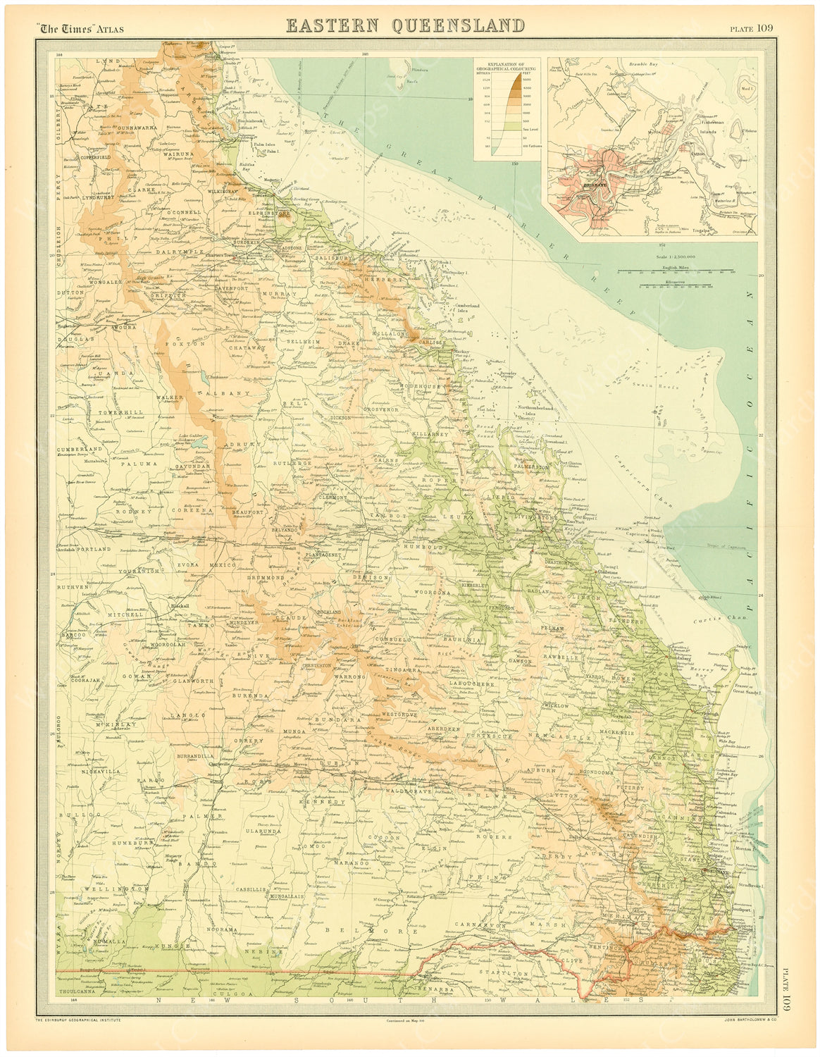 Australia 1922: Eastern Queensland – WardMaps LLC