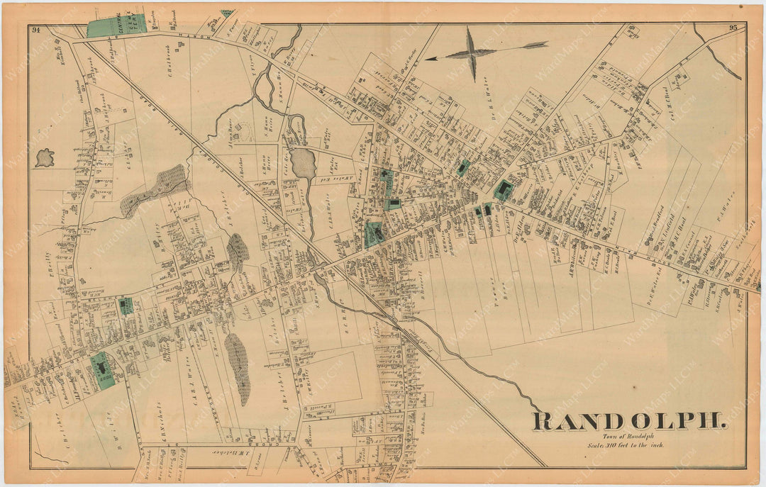 Randolph Center, Massachusetts 1876