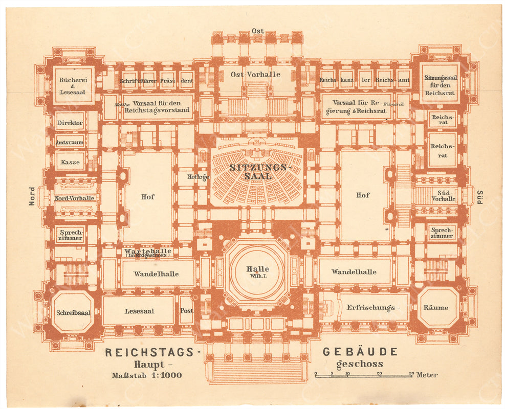 Berlin, Germany 1923: Reichstag